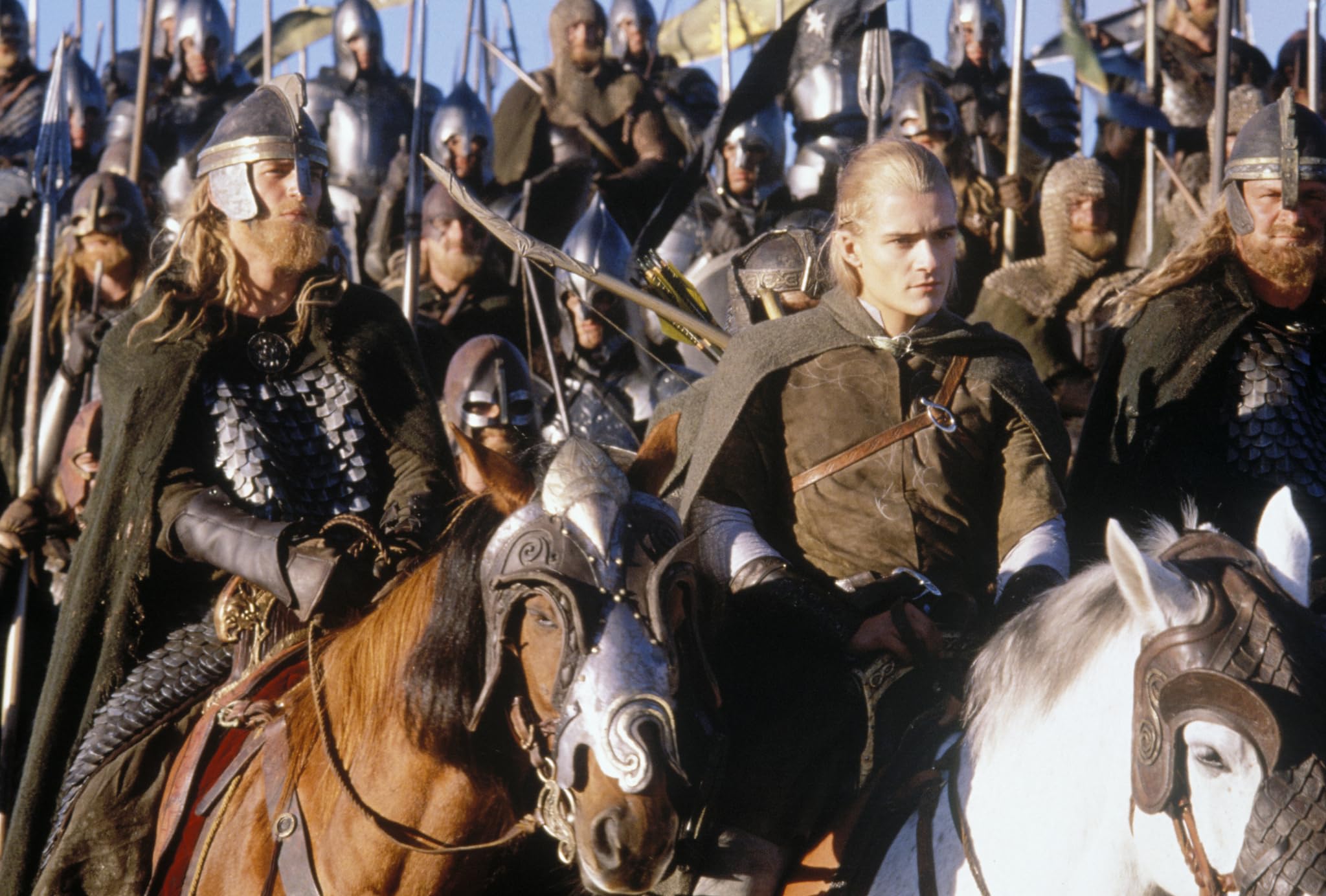 Return of the King still showing Frodo and Sam approaching Mount Doom