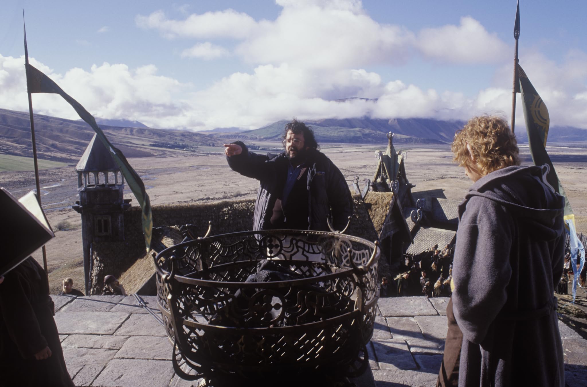 Return of the King still of Sam carrying Frodo up the slopes of Mount Doom