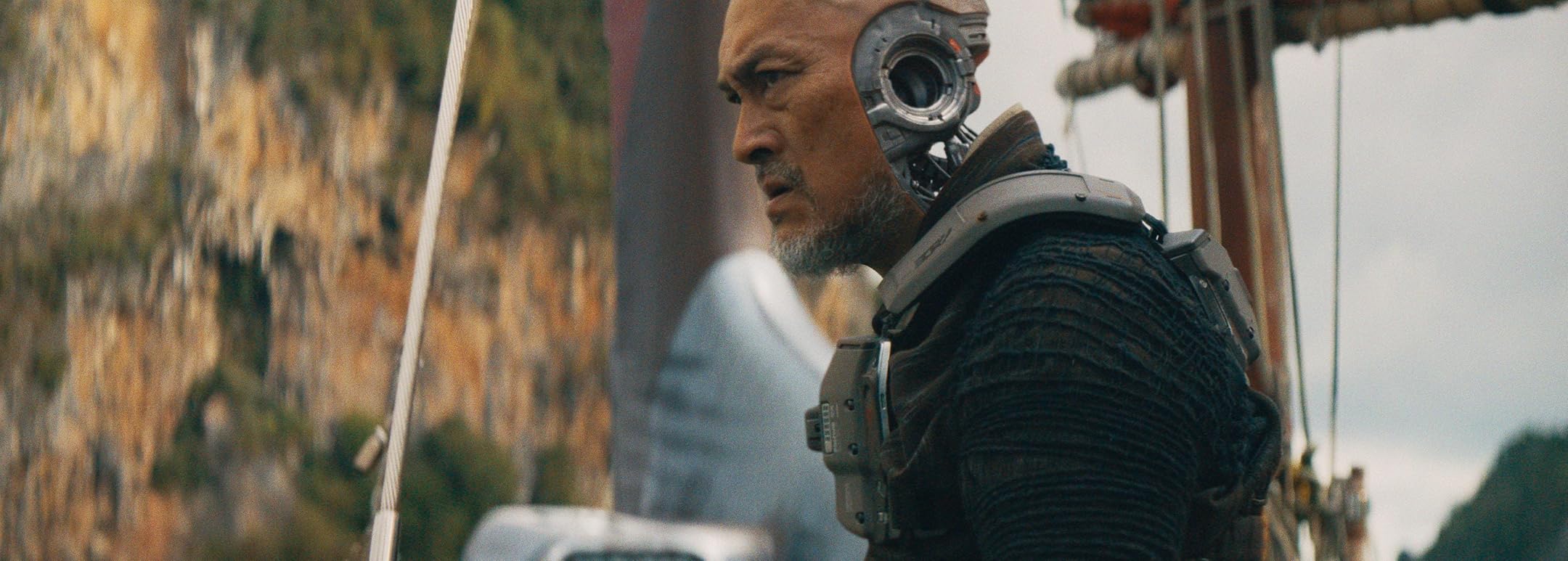 The Creator still representing the conflict between humanity and artificial intelligence